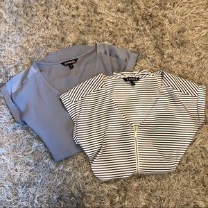 2 in 1! Express XS T-shirts. Excellent condition